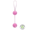FUCK GREEN Sphere Balls Pink - Kulki gejszy z materiałów eco, Różowy