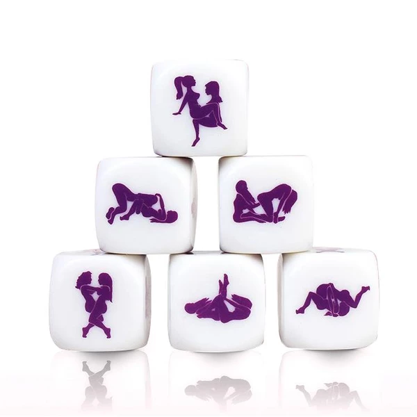 Secret Play Lesbian Kamasutra Die 25 Mm - Kostka do gry erotycznej (damska para)
