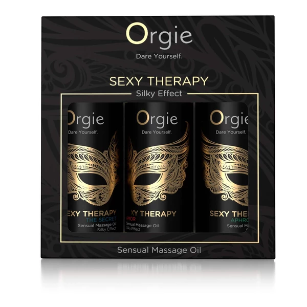 Orgie Mini Size Collection 3 X 30 Ml Set - Zestaw olejków do masażu