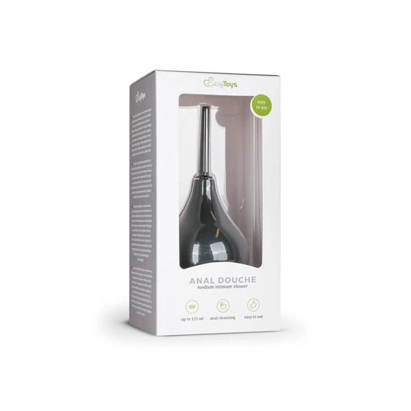 EasyToys Easytoys Black Anal Douche Medium - Gruszka do lewatywy
