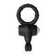 Lovetoy Power Clit Silicone Cockring Black 3 - Vibračný erekčný krúžok