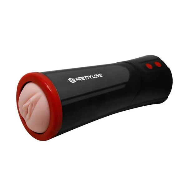 Pretty Love Masturbator Ozzy Automatic Thrusting 3 Levels - Masturbator automatyczny z ruchem pulsacyjnym
