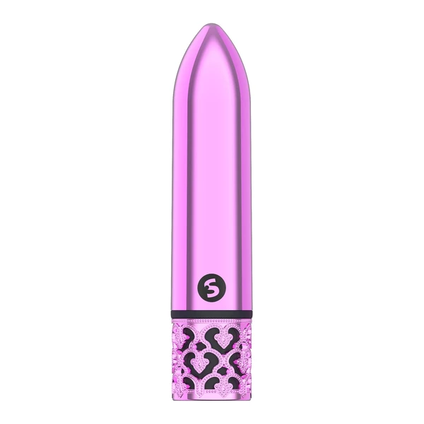 Royal Gems Glamour Rechargeable Abs Bullet Pink - Miniwibrator, Różowy