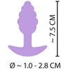 Cuties Plugs Purple - Korek analny, Fioletowy