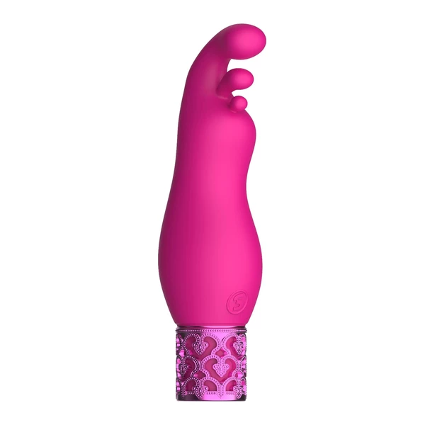 Royal Gems Exquisite Rechargeable Silicone Bullet Pink - Wibrator punktowy, Różowy