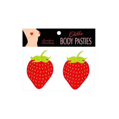 Kheper Games Edible Body Pasties Strawberry - Nasutniki