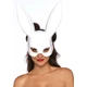 Leg Avenue Masquerade Rabbit Mask White - Maska zajačika, biela