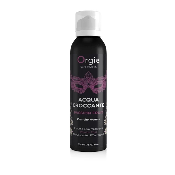Orgie Acqua Croccante Crunchy Mousse Passion Fruit 150 Ml - Pianka do masażu