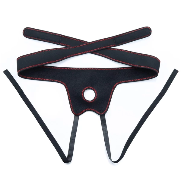 Lovetoy Vibrating Easy Strapon Set 7.0' - Uprząż strap on z dildo