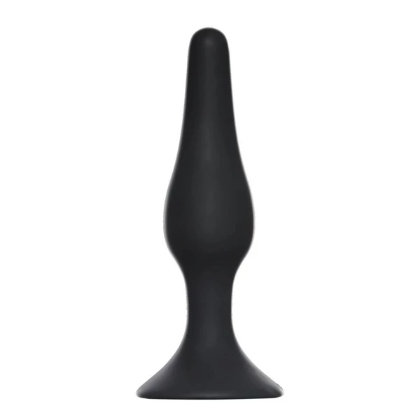 Lola Toys Slim Anal Plug Medium Black - korek analny