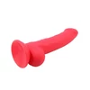 Deluxe Pure Nature Norman.P - Dildo klasyczne na przyssawce, Czerwony