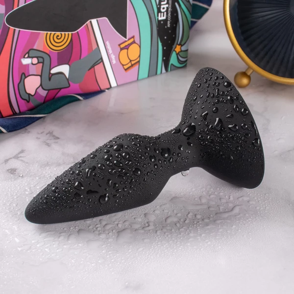 Magic Motion Equinox App Controlled Silicone Butt Plug - Vibračný análny kolík s prísavkou a aplikáciou pre smartfóny