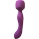 Lola Toys Heating Wand Purple - Dvojitý vibrátor masážna hlavica 2v1 s ohrevom, fialový