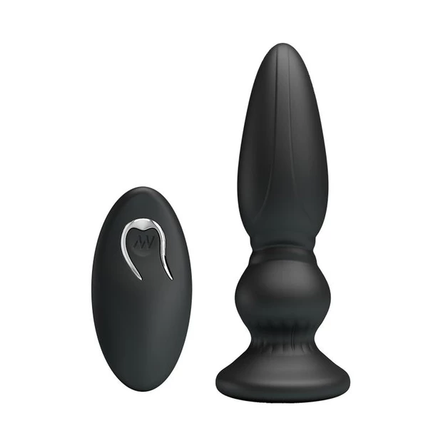 Mr. Play Powerfull Vibrating - Wibrujący korek analny z pilotem