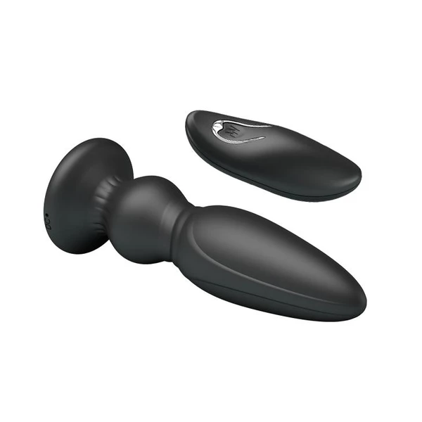 Mr. Play Powerfull Vibrating - Wibrujący korek analny z pilotem