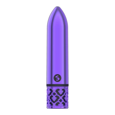 Royal Gems Glamour Rechargeable Abs Bullet Purple - Miniwibrator, Fioletowy