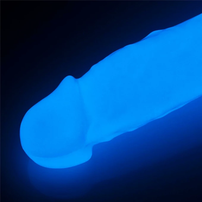 Lovetoy 8.5' Lumino Play Dildo - Dildo klasyczne na przyssawce świecące w ciemności