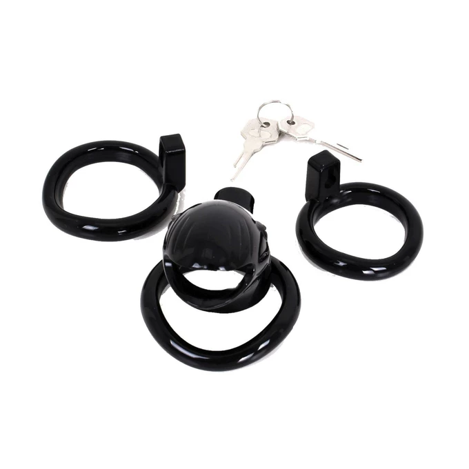 Malesation Chastity Cage Black - Pas cnoty, Czarny