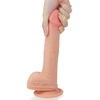 Lovetoy 8.5' Dual Layered Platinum Silicone Cock - Dildo klasyczne na przyssawce