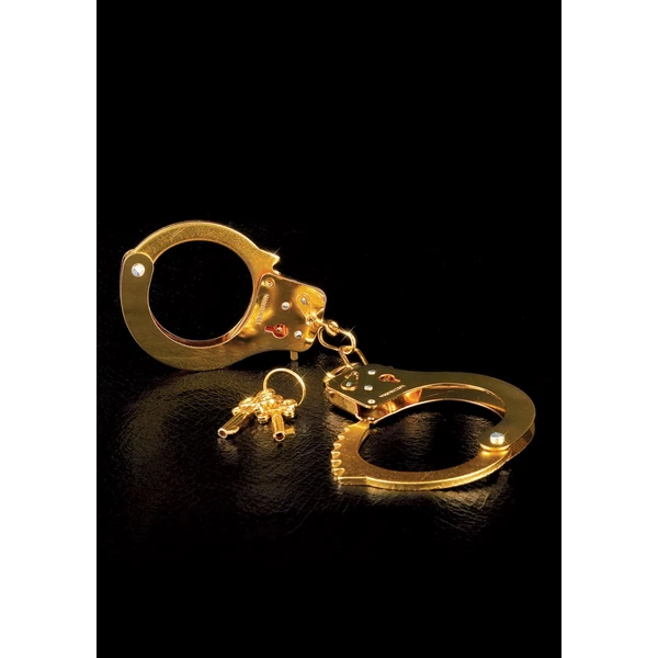 Pipedream Metal Cuffs Gold - Kajdanki metalowe