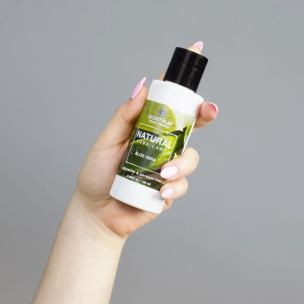 Secret Play Natural Lubricant Aloe Vera Organic Cosmetics 100 Ml - Lubrykant z aloesem