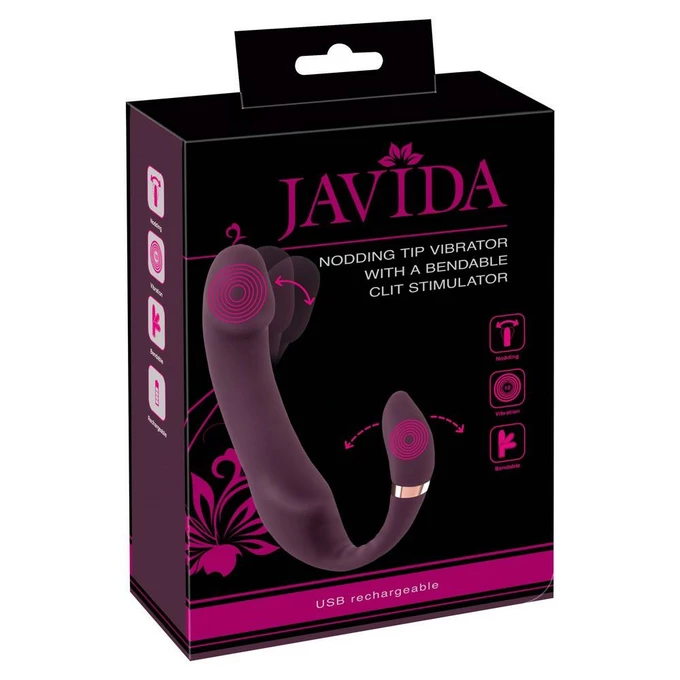 JAVIDA Bendable Vibrator - Wibrator króliczek