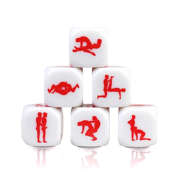 Secret Play Gay Kamasutra Die 25 Mm - Kostka do gry erotycznej (męska para)