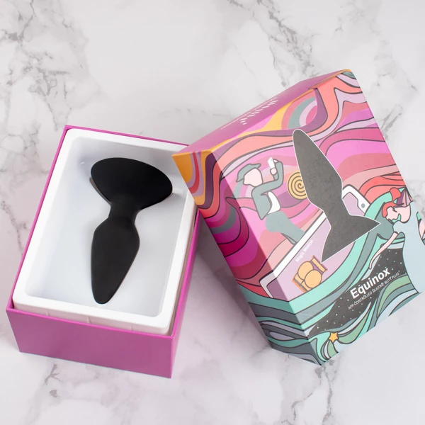 Magic Motion Equinox App Controlled Silicone Butt Plug - Vibračný análny kolík s prísavkou a aplikáciou pre smartfóny