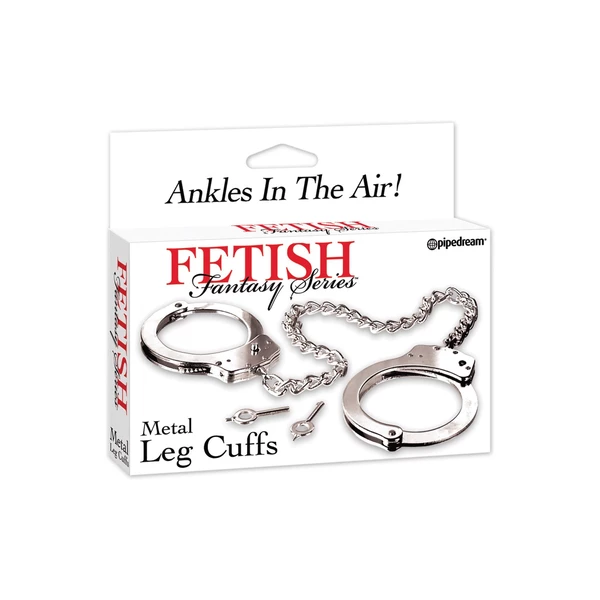 Pipedream Metal Leg Cuffs Metal - Kajdanki metalowe