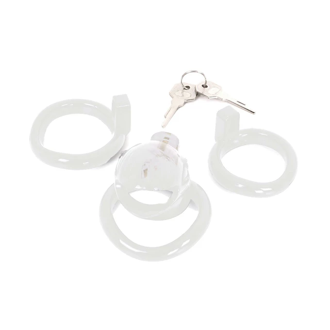 Malesation Chastity Cage Clear - Pas cnoty, Przezroczysty