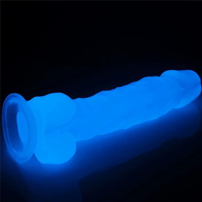 Lovetoy 8.5' Lumino Play Dildo - Dildo klasyczne na przyssawce świecące w ciemności