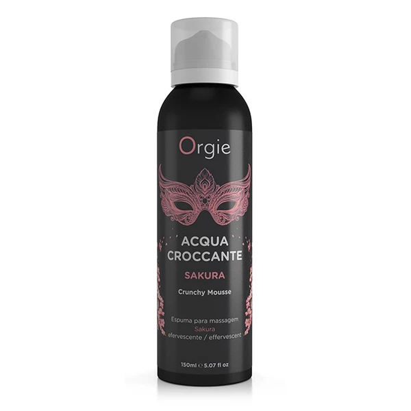 Orgie Acqua Croccante Crunchy Mousse Sakura Fruit 150 Ml - Pianka do masażu