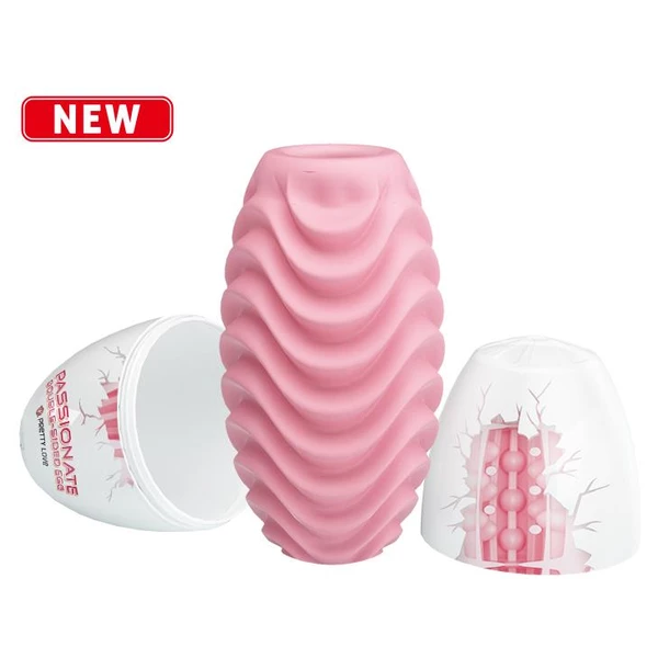 Pretty Love Passionate Double Sided Egg Pink - Masturbator jajeczko