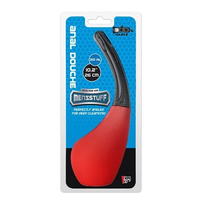 Dream Toys Menzstuff 9 Hole Anal Douche Red/Black - Gruszka do lewatywy