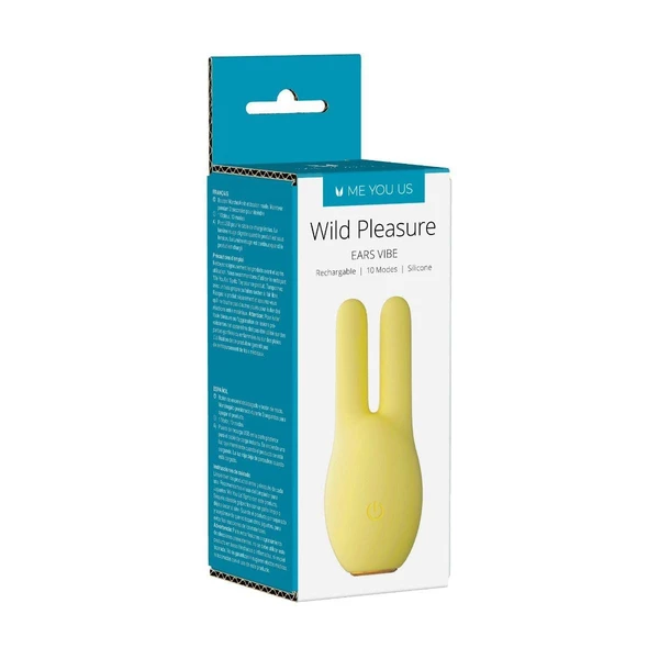 Me You Us Wild Pleasure Ears Vibrator Yellow - Wibrator łechtaczkowy