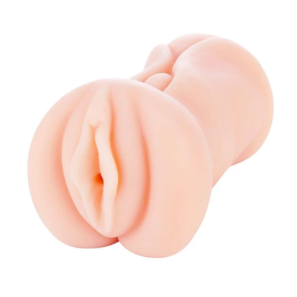 Me You Us Miss Nina Premium Vibrating Realistic Masturbator Flesh - Masturbator naturalistyczny