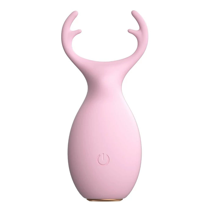 Me You Us Wild Pleasure Antlers Vibrator Pink - Wibrator łechtaczkowy