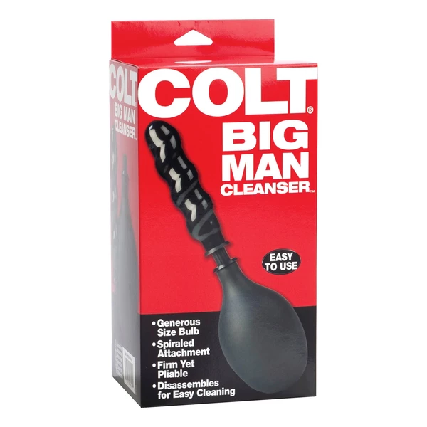 Colt Big Man Cleanser Black - Gruszka do lewatywy