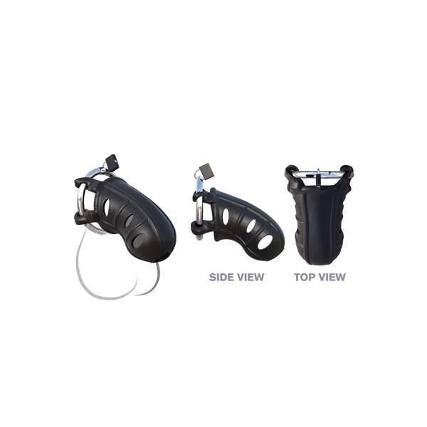 Pipedream Hardcore Silicone Cock Block Black - Pas cnoty