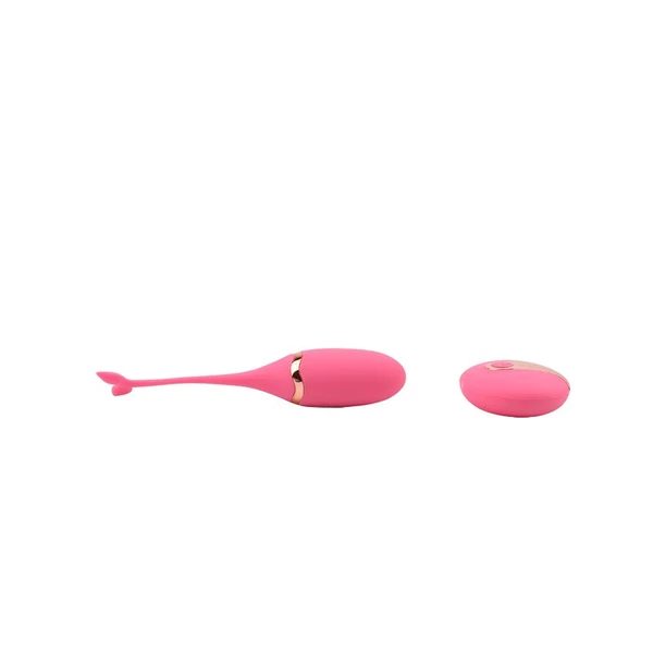M-mello Beckoning Beats Bullet Vibrator - Wibrująca kulka z pilotem, Różowy
