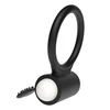 Lovetoy Power Clit Silicone Cockring Black 1 - Wibrujący pierścień erekcyjny