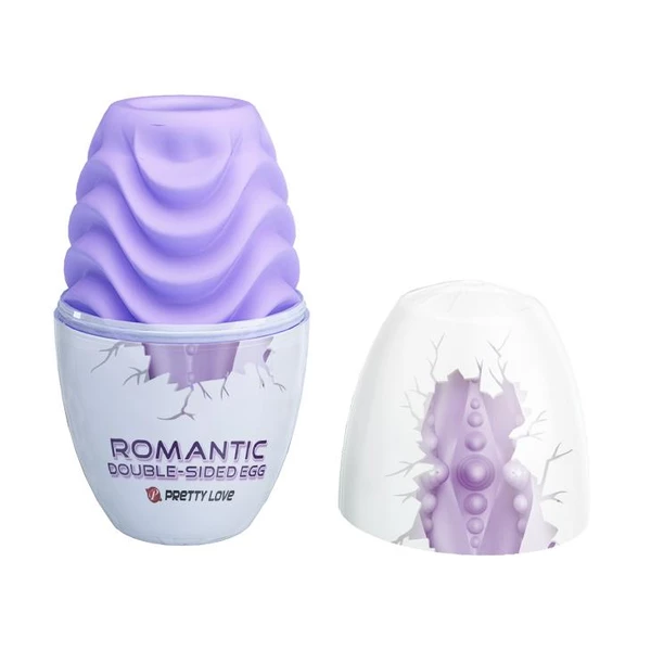 Pretty Love Romantic Double Sided Egg Purple - Mastubator jajeczko