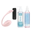 Sada Satisfyer Ribbed Petal - Vibračné vajíčko + lubrikant + dezinfekčný sprej