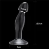 Lovetoy Flawess clear prostate plug - Klasický masážny prístroj na prostatu