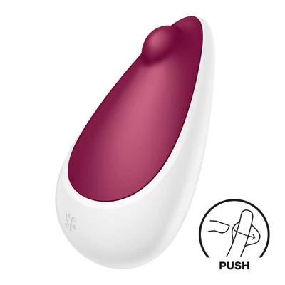 Satisfyer Spot on 3 - Vibrátor na klitoris typu Lay-on, bordový