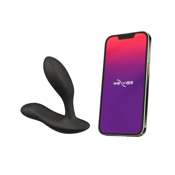 We-Vibe Vector + - vibračný masážny prístroj na prostatu, čierny