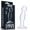 Lovetoy Flawess clear prostate plug - Klasický masážny prístroj na prostatu