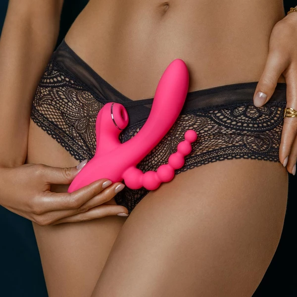Erospace Sweet Play A3 - Trojitý vibrátor, králiček 