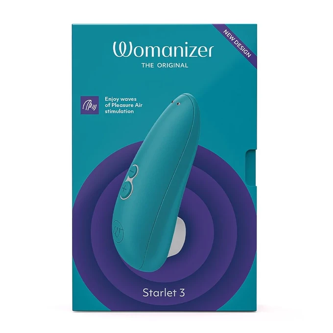 Womanizer Starlet 3 Turquoise - Bezkontaktný stimulátor klitorisu, tyrkysový