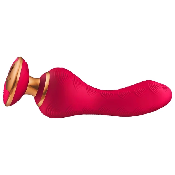 Shunga Sanya Intimate Massager Raspberry - Wibrator klasyczny, Czerwony